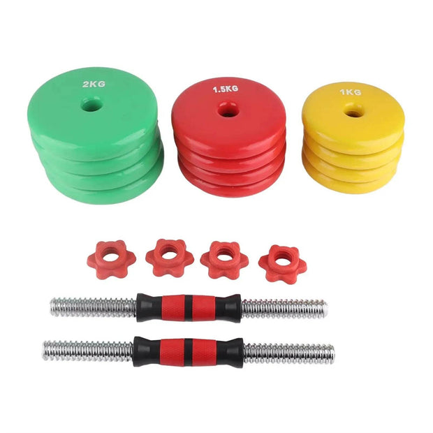 Transform Your Home Workouts with Vibrant Non-Slip Grip Dumbbells - Customizable Weights for Ultimate Flexibility! - Creatique