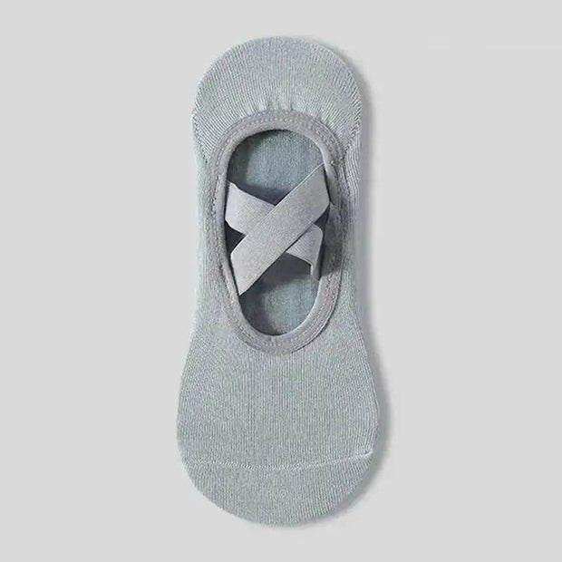 Non-Slip Breathable Yoga Socks for Women - Silicone Bandage Pilates & Dance Fitness Cotton Socks - Creatique
