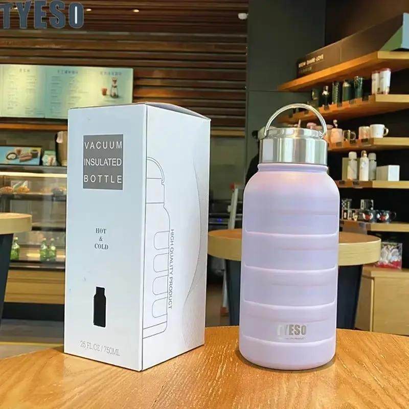 Insulated Double Steel Sports Thermos Mug - Large Capacity Vacuum Flask for Hot & Cold Beverages - Creatique