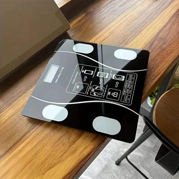 Ultra-Modern Digital Body Scale with Bright LED Display – Supports Weight Management Up to 400 Pounds for Your Fitness Journey! - Creatique