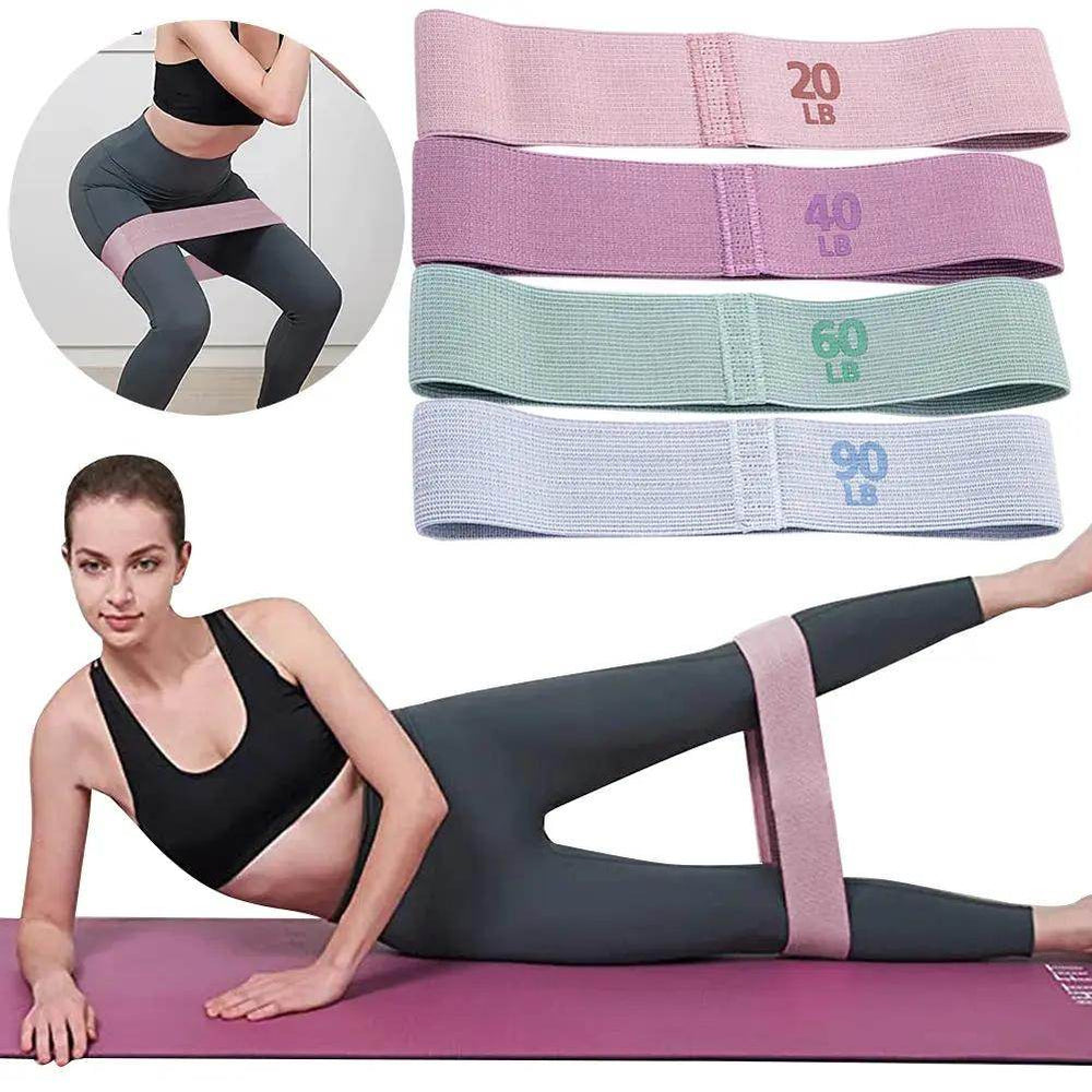 Ultimate Hip Resistance Bands - Anti-Slip, Portable Elastic Strips for Glutes & Thighs - Perfect for Yoga & Gym Workouts - Creatique