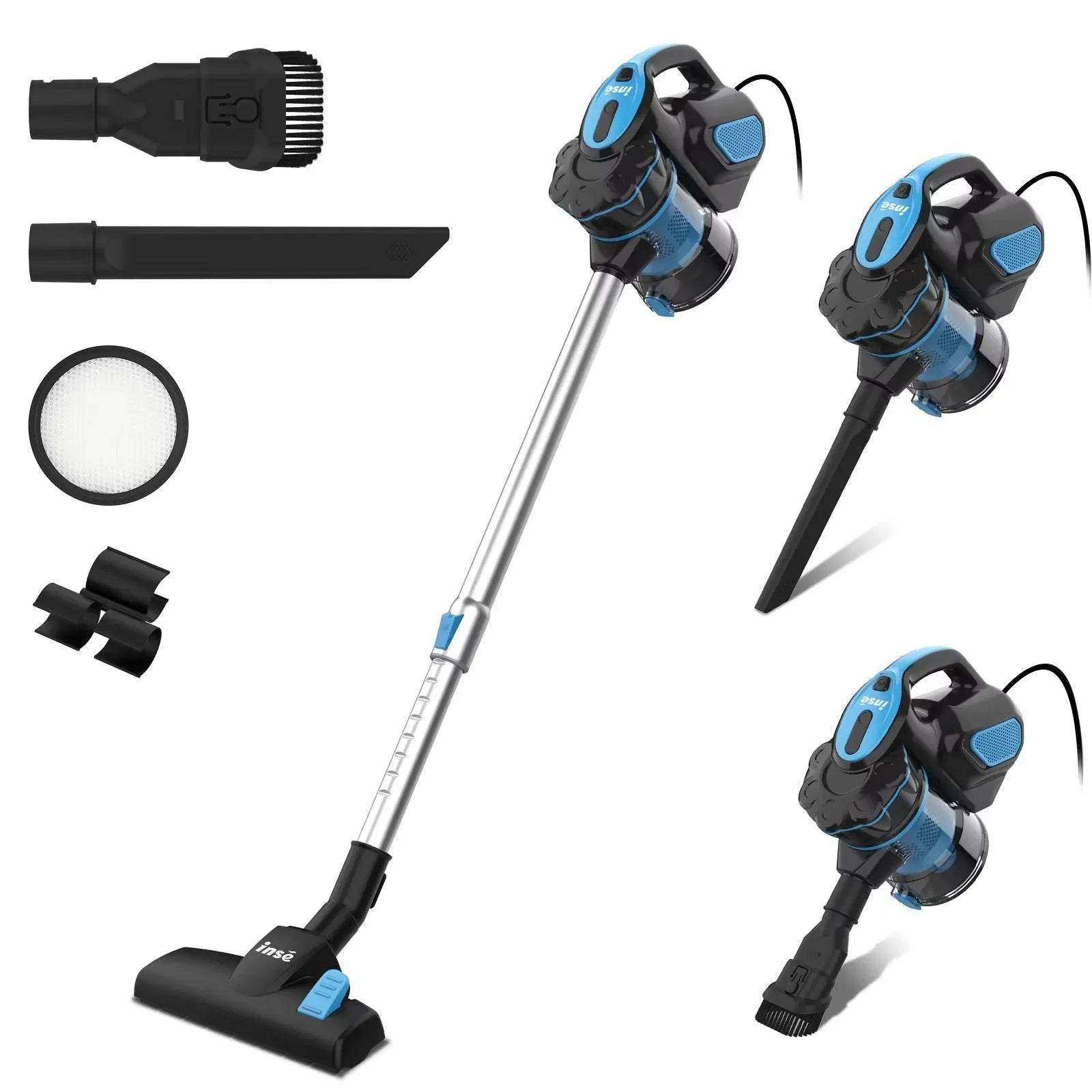 600W High-Performance Corded Vacuum Cleaner - 18Kpa Suction for Homes with Pets & Hard Floors - Creatique