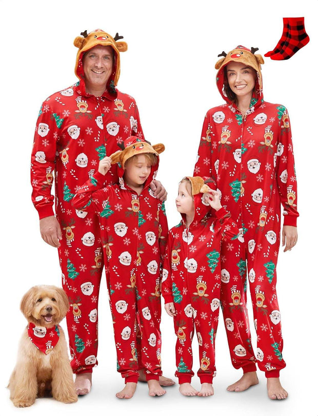 Matching Family Christmas Onesie Pajamas – Cozy Holiday Set - Creatique