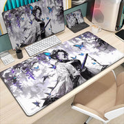 XXL Demon Slayer Kochou Shinobu Mousepad - Premium Lock Edge Gaming Mouse Pad for Ultimate Comfort & Control - Creatique