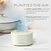 Portable Small Air Purifier, Rechargeable Corded/Cordless, HEPA Air Filter, Allergy Relief, Dust, Pollen, Odor Control, Bedroom, Dorm Room, Small Room - Creatique