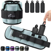 Adjustable Wrist and Ankle Weights for Men & Women - Versatile 1-10 lbs Leg Weights for Enhanced Gym Fitness - Creatique