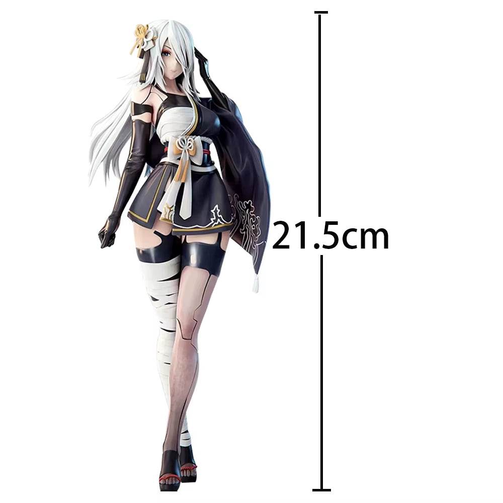 Nier Automata Action Figures – A2 and 2B Collectible Figures in Elegant Kimono Style - Creatique