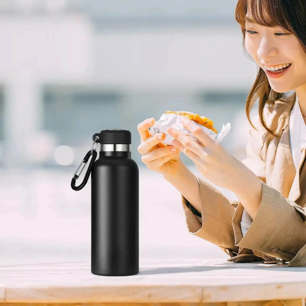 Thermos Stainless Steel Leak-Proof Portable Water Bottle - Mini 500ML/600ML Thermal Flask - Creatique
