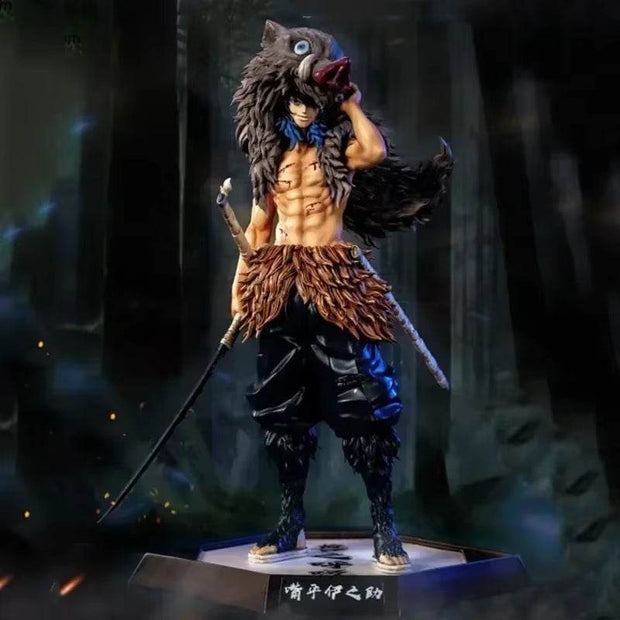 30cm Demon Slayer Hantengu & Himejima Gyoumei Anime Figures - Kimetsu No Yaiba PVC Statues & Collectibles - Perfect Gift for Fans! - Creatique