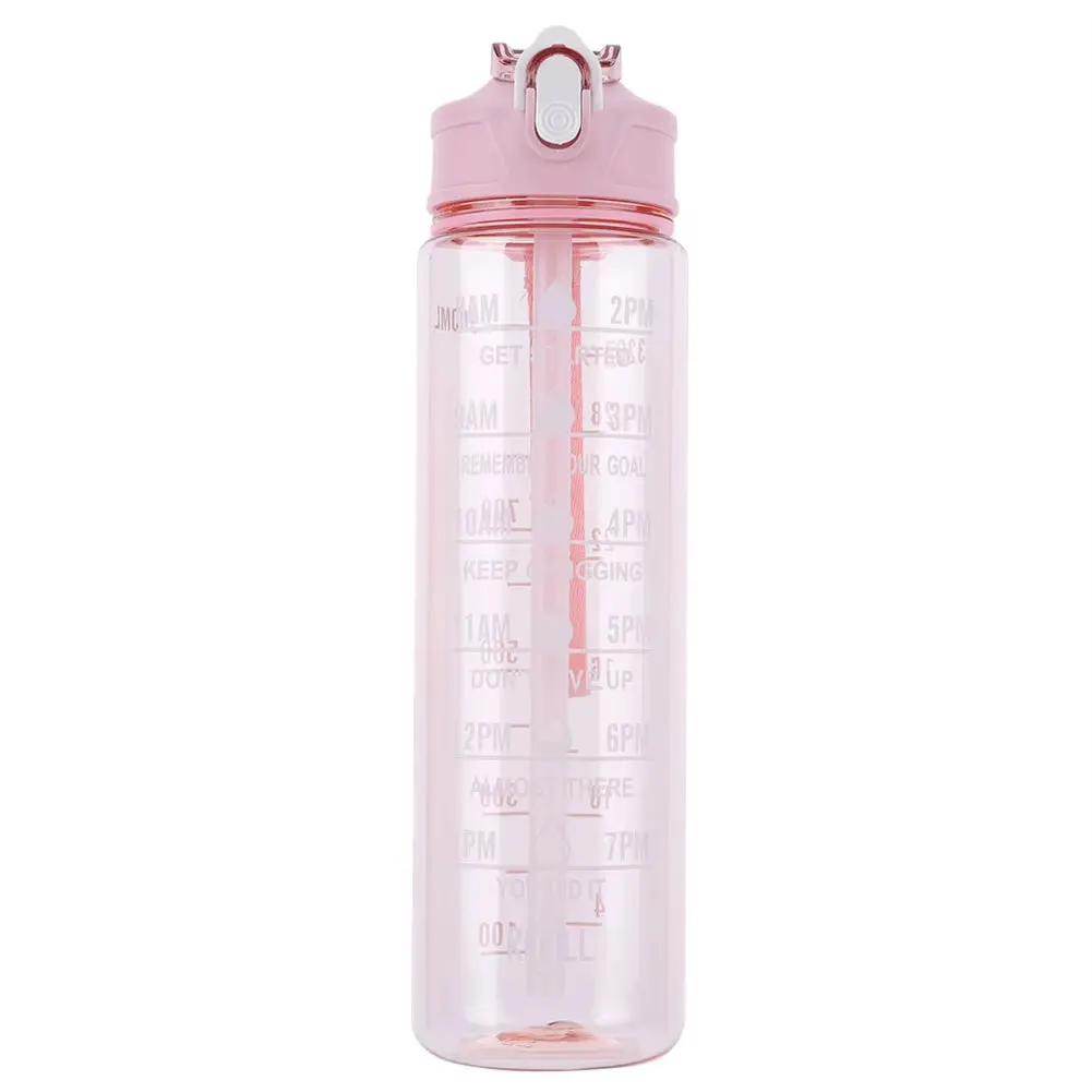 Stay Hydrated in Style: 800ml Leakproof Sports Water Bottle with Straw & Handle - Perfect for Boys and Girls on the Go! - Creatique
