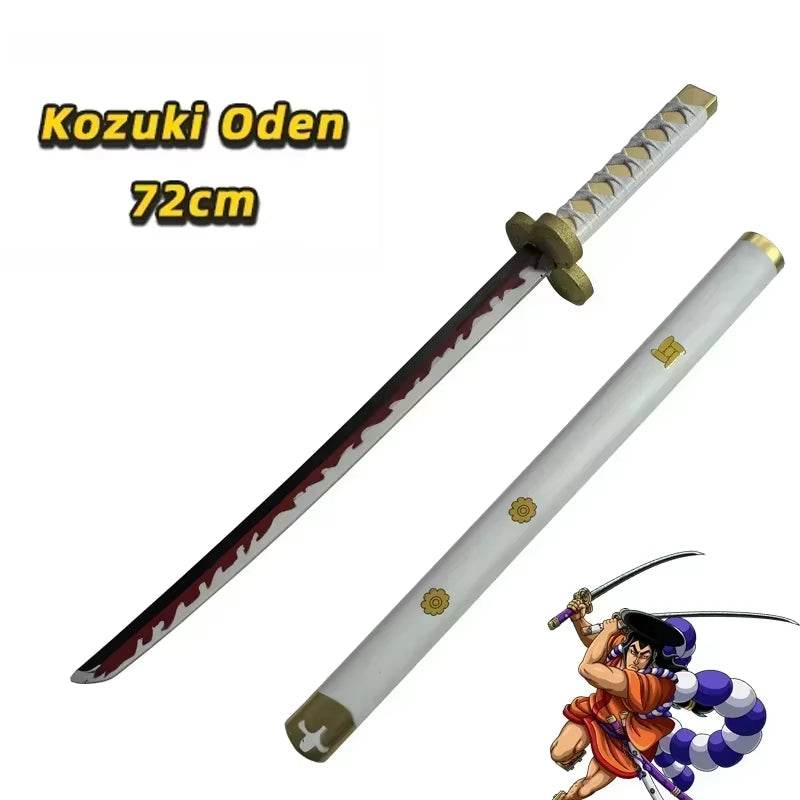 72cm Roronoa Zoro Katana Sword - High-Quality PU Replica for Anime Cosplay and Role Playing, Perfect Gift for Samurai Fans - Creatique