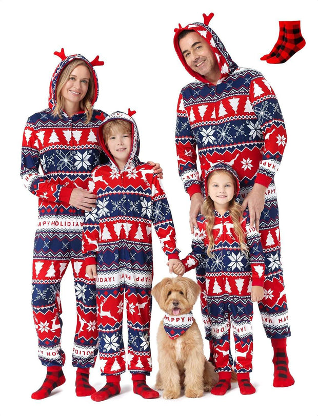 Matching Family Christmas Onesie Pajamas – Cozy Holiday Set - Creatique