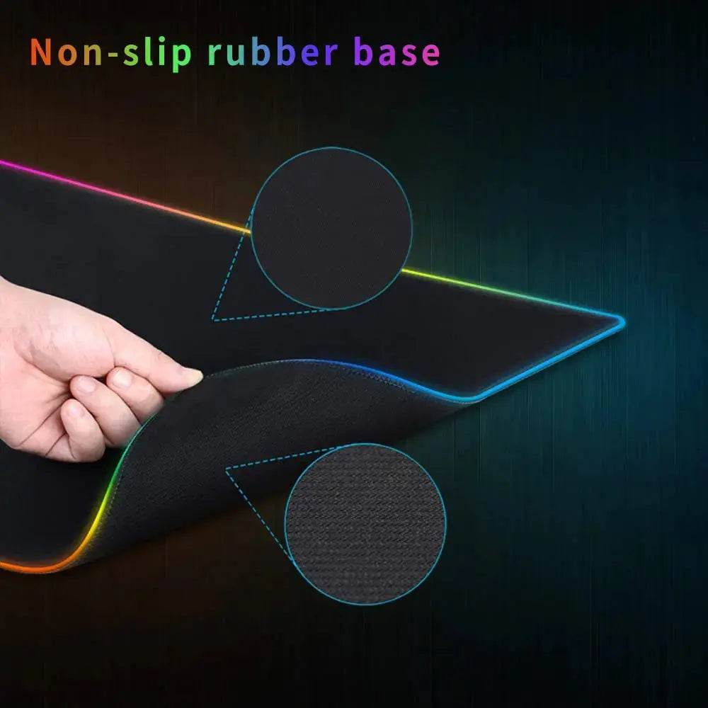 Gamer LED Mouse Pad Waterproof - Creatique